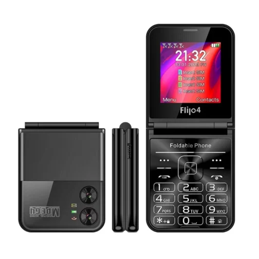 UNIWA F265 Flip Style 21 Keys Mobile Phone 4 SIM Cards Support 2.55 inch Screen 1400mAh MT6261D FM Feature Phone - Image 6