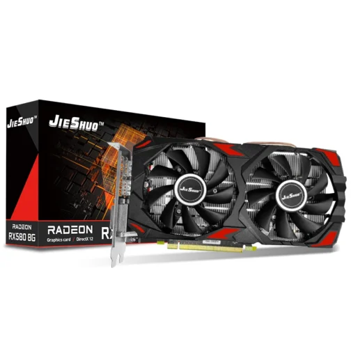 JIESHUO AMD RX 580 8gb New GPU rx580 8g Computer Graphics Card Gamer PC rx 580 8gb AMD grafic card graphics card rx 580 8g - Image 6