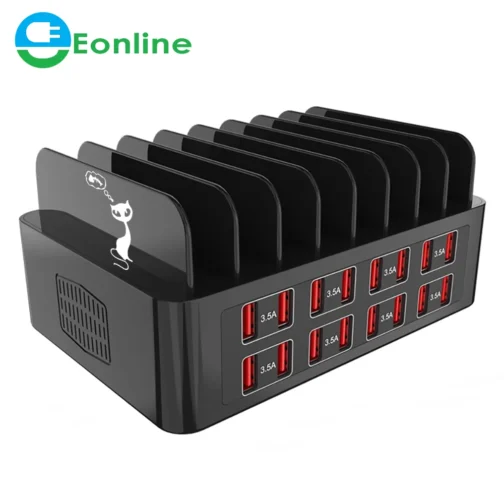 EONLINE 3D 150W Universal Multi USB Charger 16 Port USB 3.5A Fast Charging Station Stand For Iphone Ipad Samsung Xiaomi Tablet - Image 6