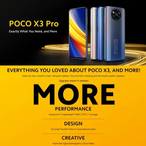 Factory wholesale price Global Version POCO X3 Pro 120Hz DotDisplay smartphone 5160 Battery NFC - Image 3