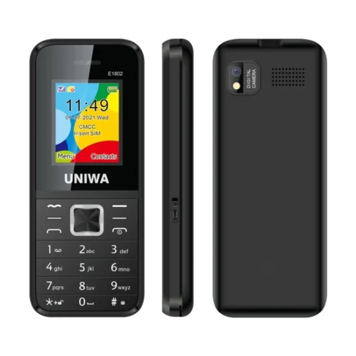 dropshipping 1.77 inch 1800mAh Battery UNIWA E1802 Mobile Phone - Image 5