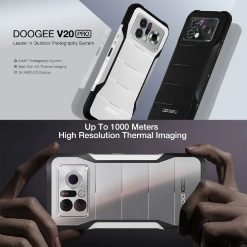 2023 New DOOGEE V20 Pro 5G Rugged Phone, Thermal Imaging Camera 20GB+256GB DOOGEE V20 Pro - Image 3